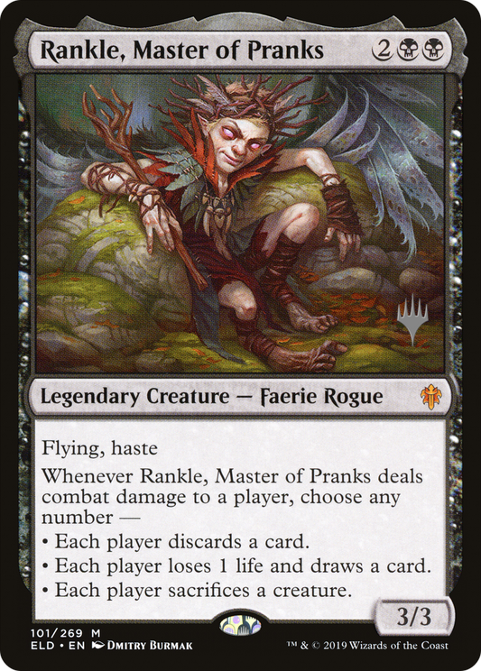 Rankle, Master of Pranks (PPELD-101) - Throne of Eldraine Promos