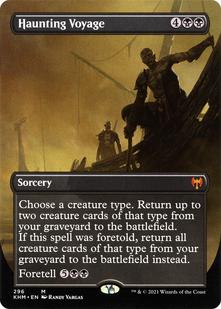 Haunting Voyage (KHM-296) - Kaldheim (Borderless) Foil