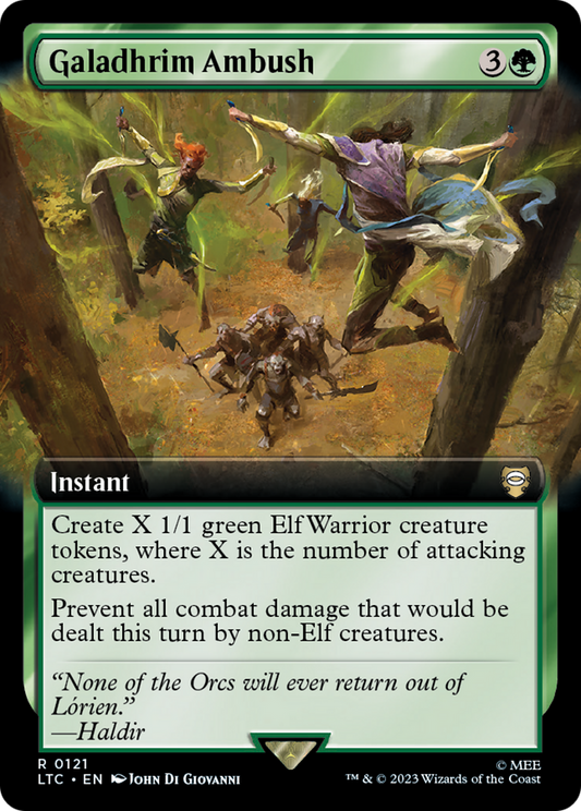 Galadhrim Ambush (LTC-121) - Tales of Middle-earth Commander: (Extended Art)