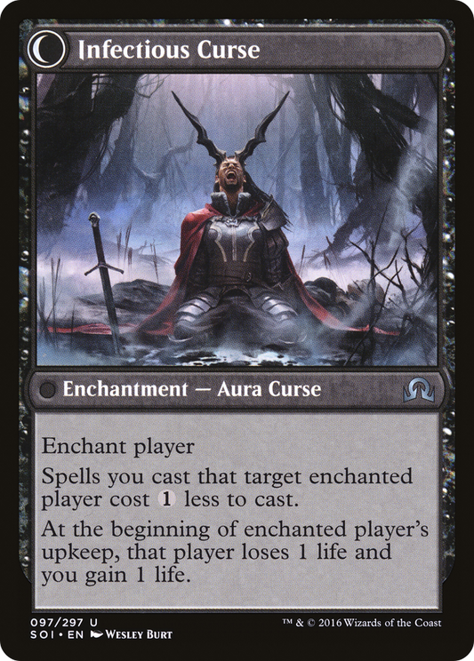 Accursed Witch // Infectious Curse (SOI-097) - Shadows over Innistrad: (Double Faced Transform) Foil