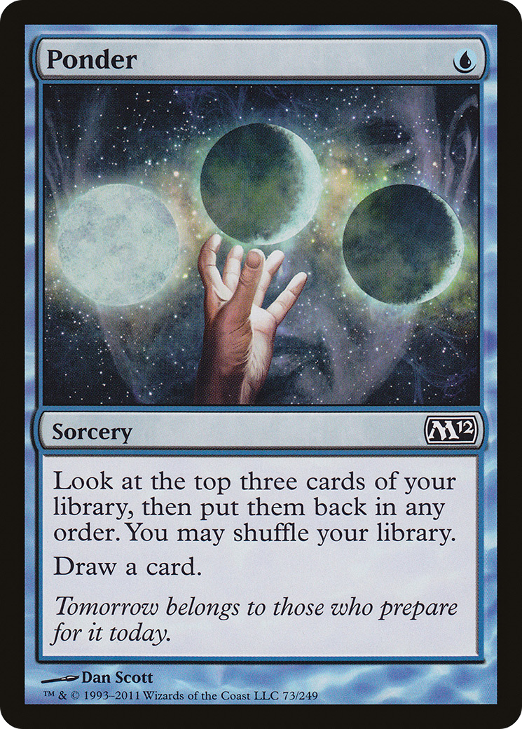 Ponder (M12-073) - Magic 2012