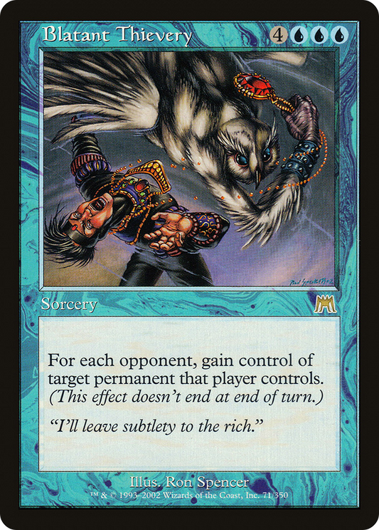 Blatant Thievery (ONS-071) - Onslaught Foil