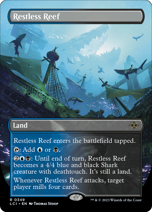 Restless Reef (LCI-349) - The Lost Caverns of Ixalan (Borderless) Foil