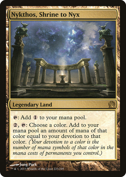 Nykthos, Shrine to Nyx (THS-223) - Theros Foil