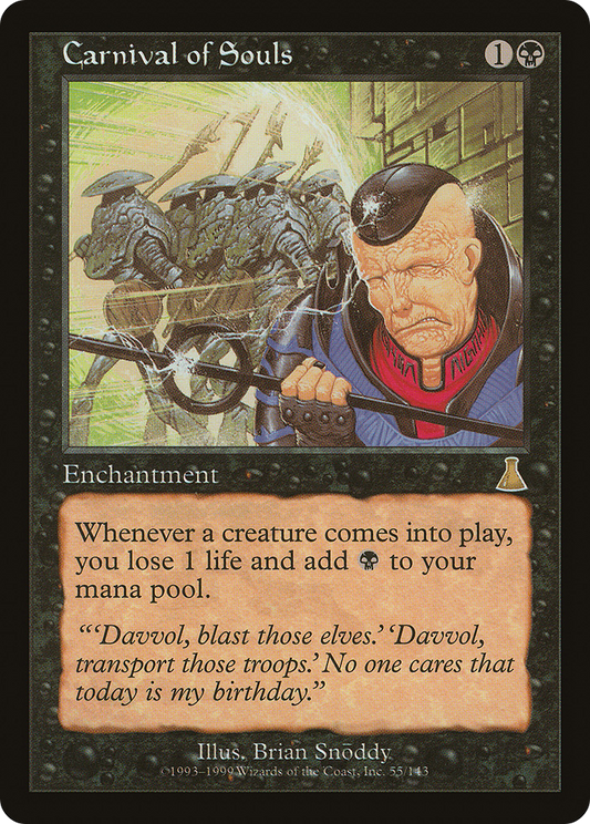 Carnival of Souls (UDS-055) - Urza's Destiny Foil