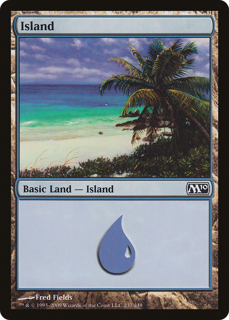 Island (M10-237) - Magic 2010 Foil