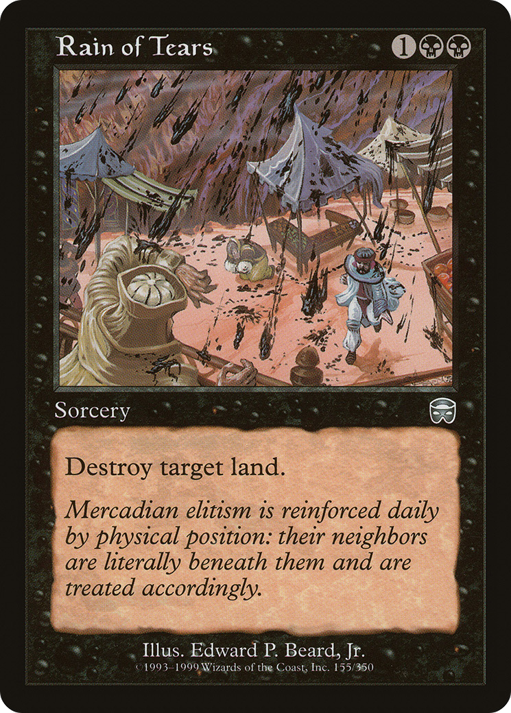 Rain of Tears (MMQ-155) - Mercadian Masques Foil