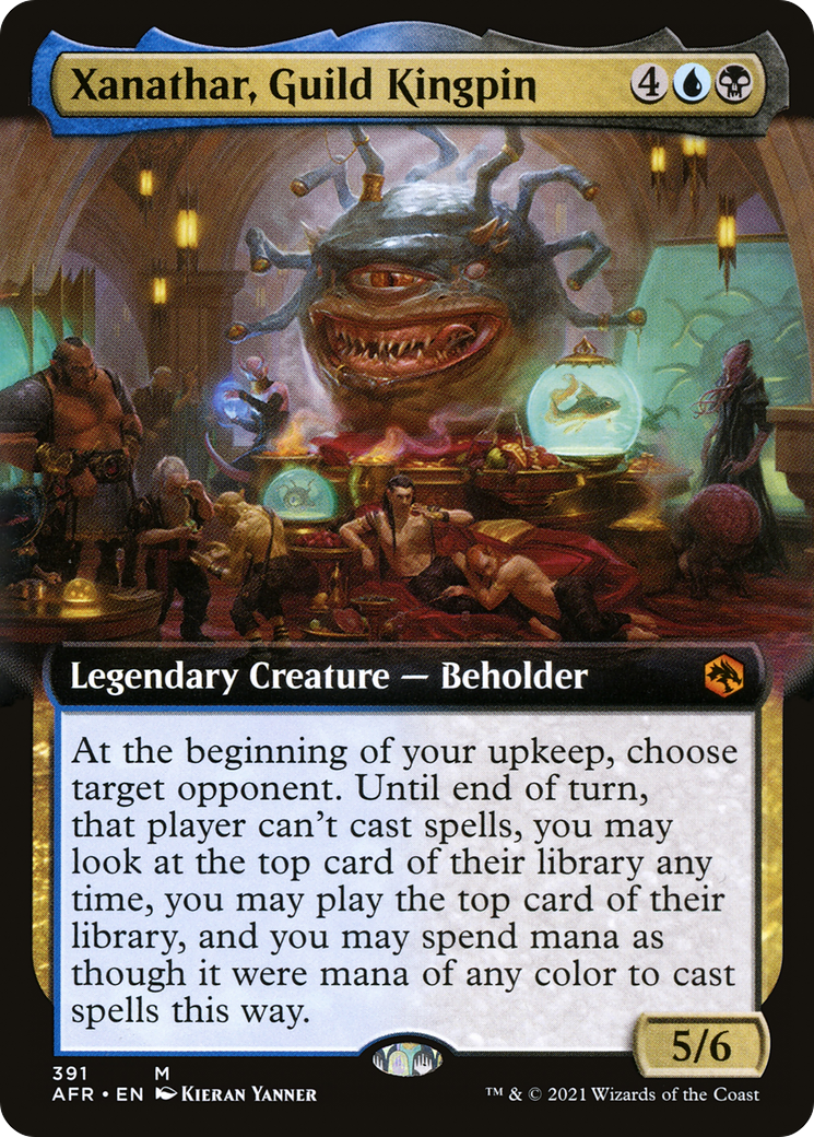 Xanathar, Guild Kingpin (AFR-391) - Adventures in the Forgotten Realms: (Extended Art) Foil