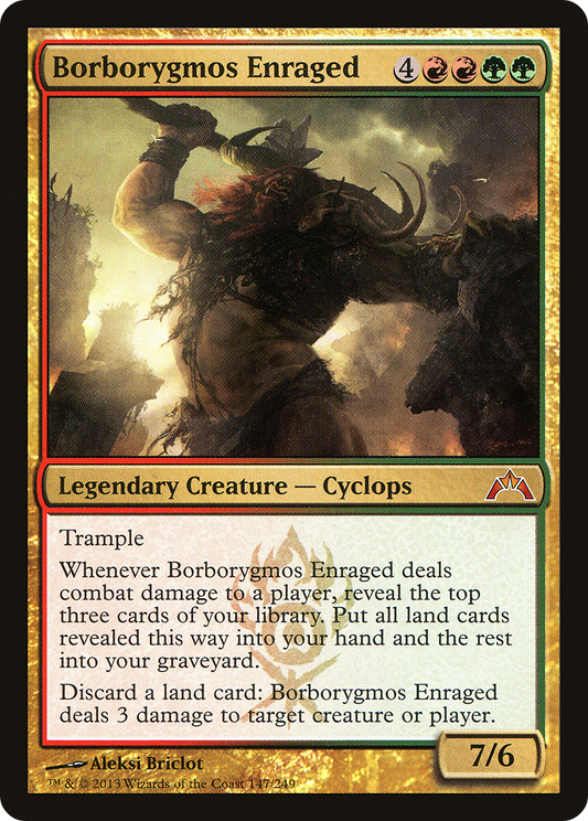Borborygmos Enraged (GTC-147) - Gatecrash Foil