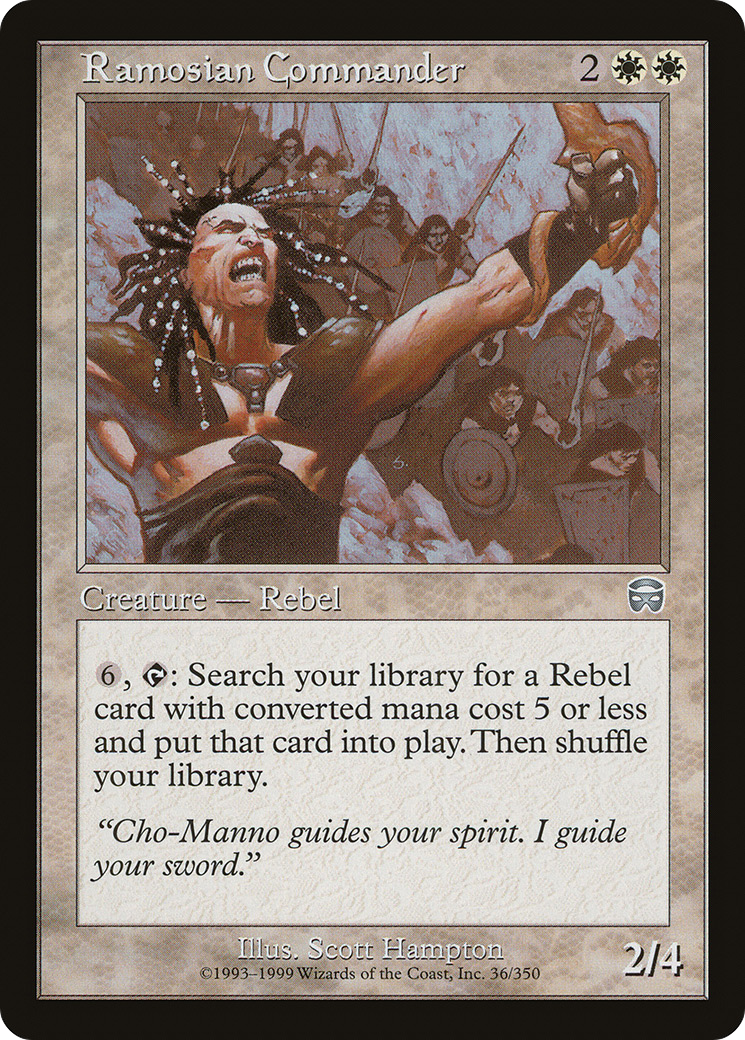 Ramosian Commander (MMQ-036) - Mercadian Masques Foil