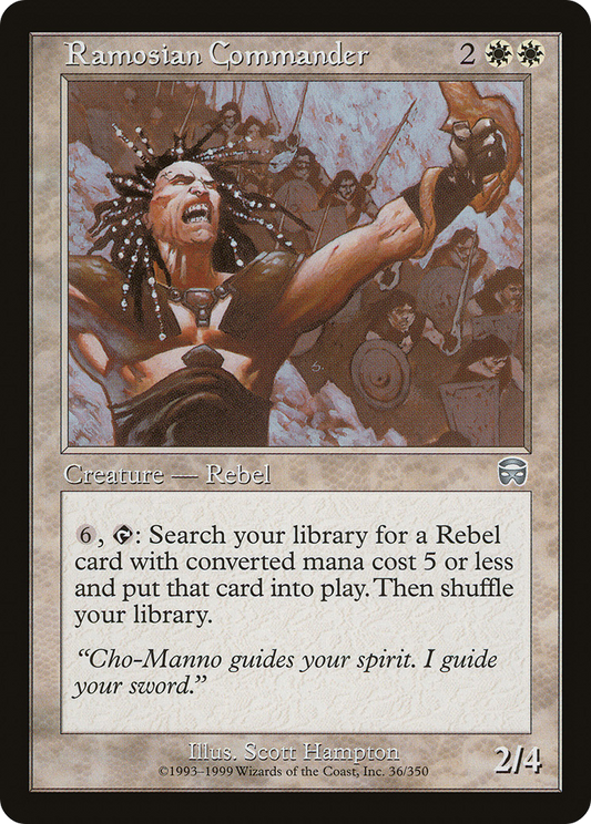 Ramosian Commander (MMQ-036) - Mercadian Masques Foil