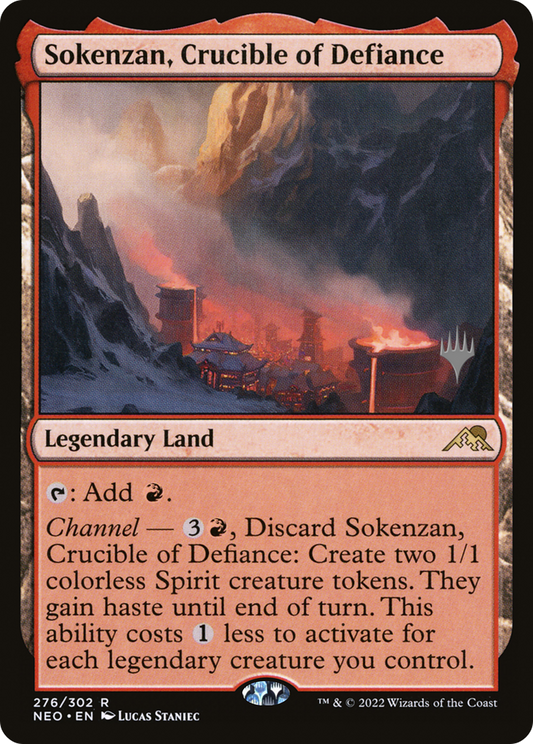 Sokenzan, Crucible of Defiance (PPNEO-276) - Kamigawa: Neon Dynasty Promos