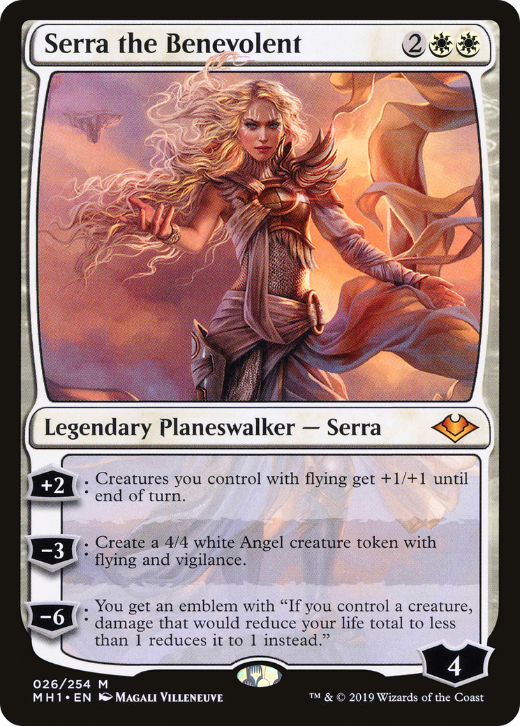 Serra the Benevolent (MH1-026) - Modern Horizons Foil