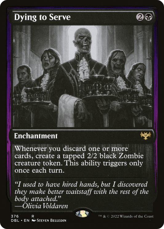 Dying to Serve (DBL-376) - Innistrad: Double Feature Foil