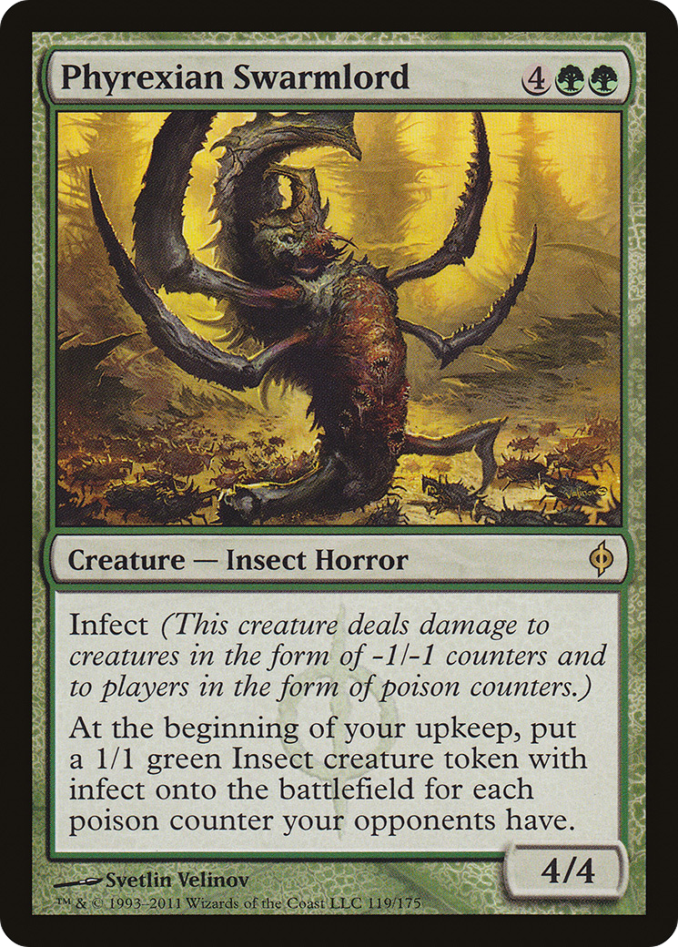 Phyrexian Swarmlord (NPH-119) - New Phyrexia Foil