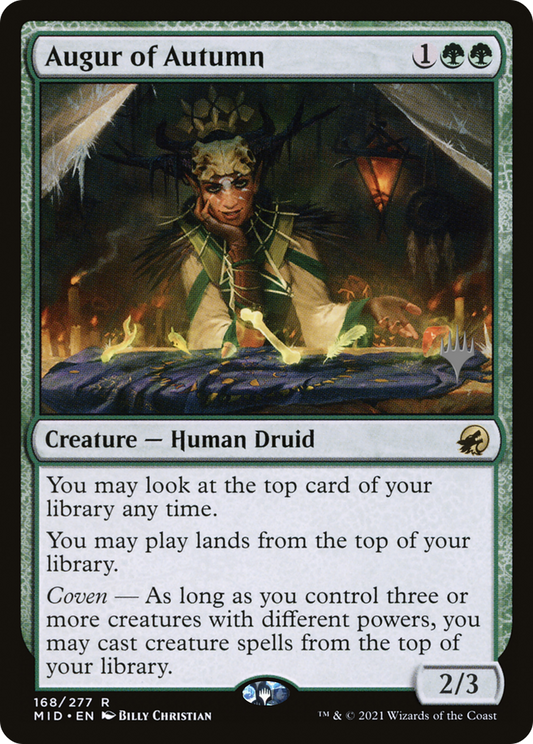 Augur of Autumn (PPMID-168P) - Innistrad: Midnight Hunt Promos Foil