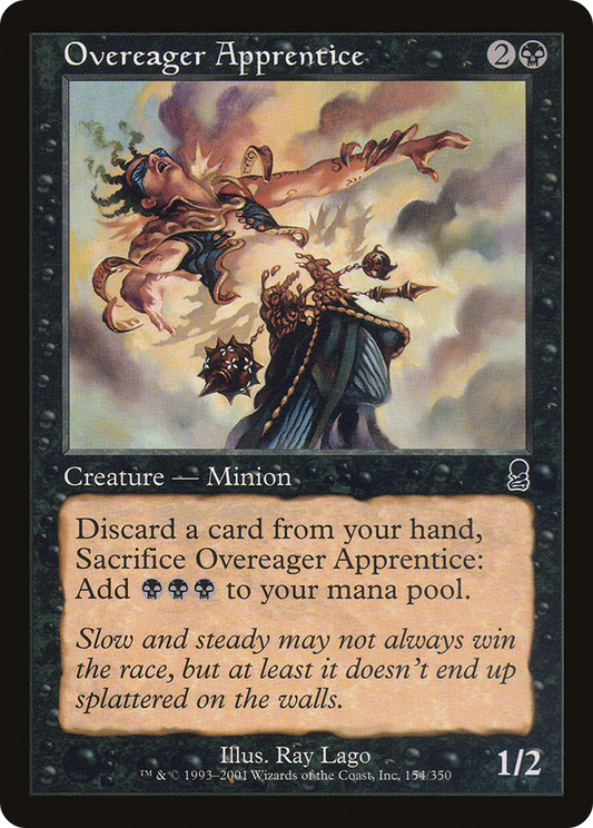 Overeager Apprentice (ODY-154) - Odyssey Foil