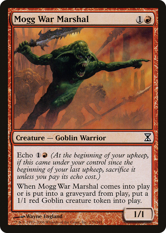 Mogg War Marshal (TSP-170) - Time Spiral Foil