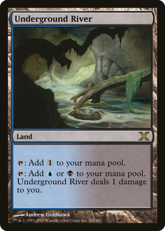 Underground River (10E-362) - Tenth Edition Foil