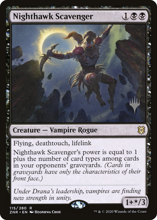 Nighthawk Scavenger (PPZNR-115P) - Zendikar Rising Promos Foil