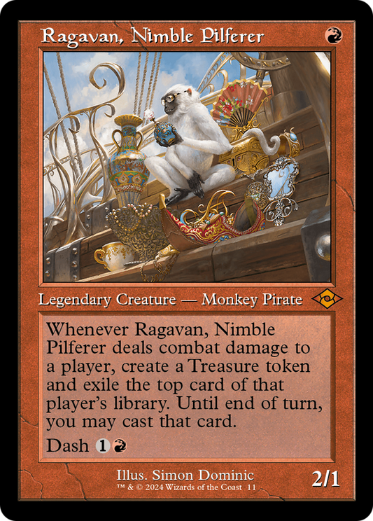 Ragavan, Nimble Pilferer (MH2-011) - Modern Horizons 2 Timeshifts Foil