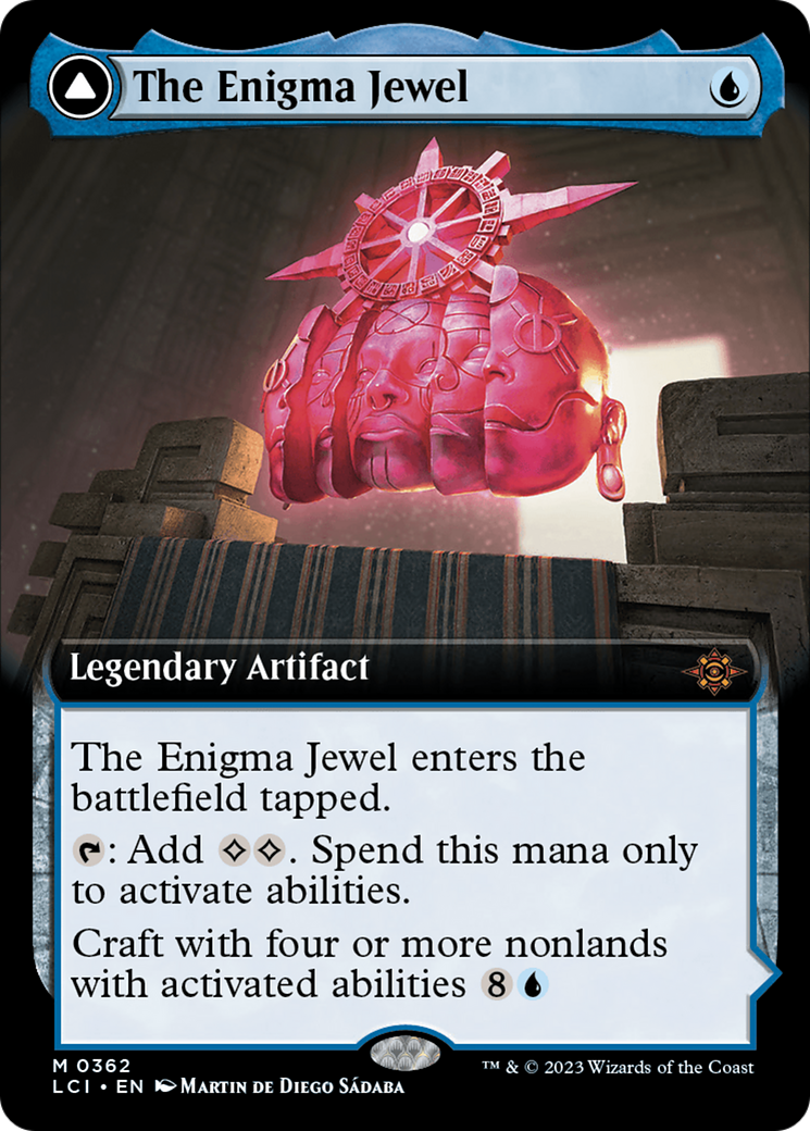 The Enigma Jewel // Locus of Enlightenment (LCI-362) - The Lost Caverns of Ixalan: (Extended Art) Foil