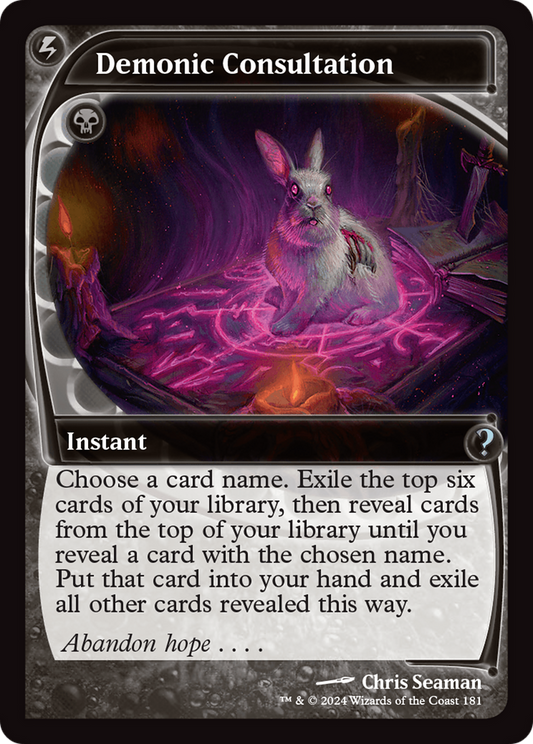 Demonic Consultation (MB2-181) - Mystery Booster 2 Foil