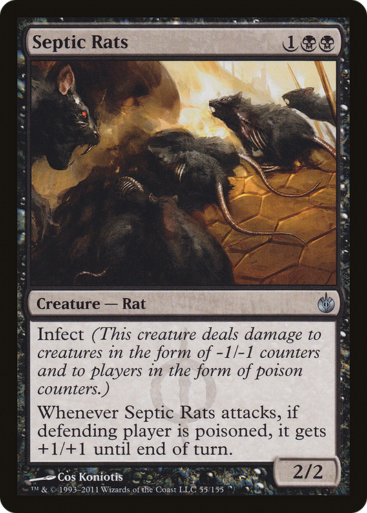 Septic Rats (MBS-055) - Mirrodin Besieged Foil
