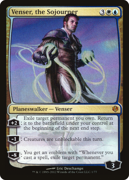 Venser, the Sojourner (DDI-001) - Duel Decks: Venser vs. Koth Foil