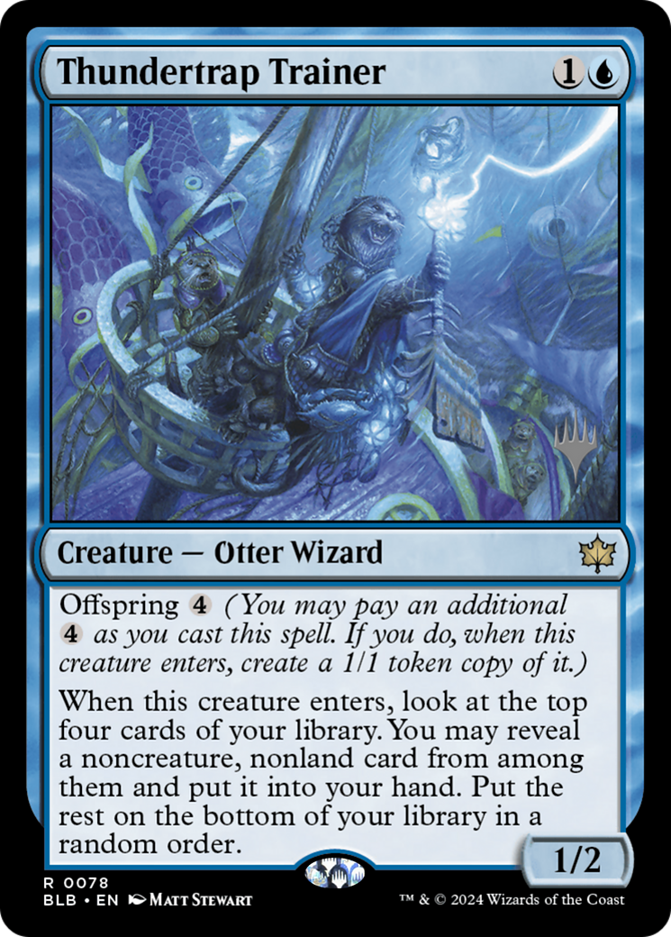 Thundertrap Trainer (PPBLB-078) - Bloomburrow Promos