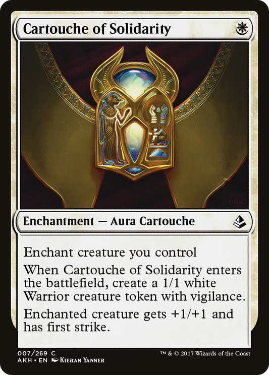 Cartouche of Solidarity (AKH-007) - Amonkhet Foil