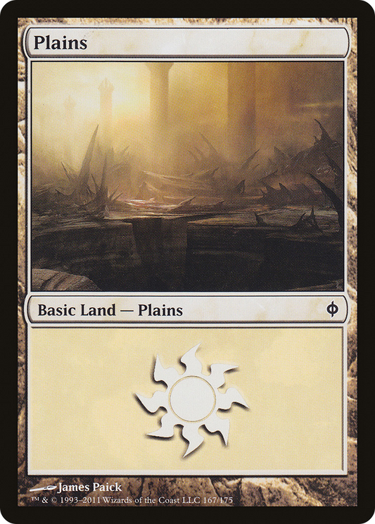 Plains (NPH-167) - New Phyrexia Foil
