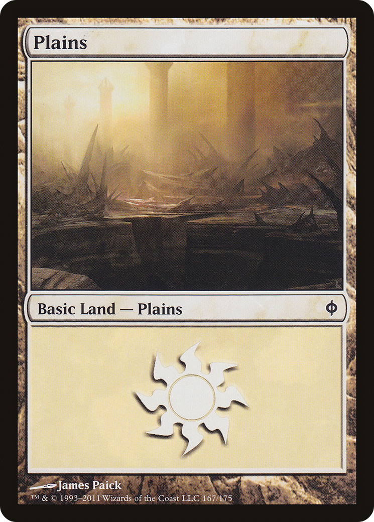 Plains (NPH-167) - New Phyrexia Foil