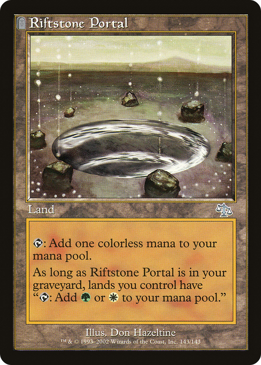 Riftstone Portal (JUD-143) - Judgment: (tombstone) Foil