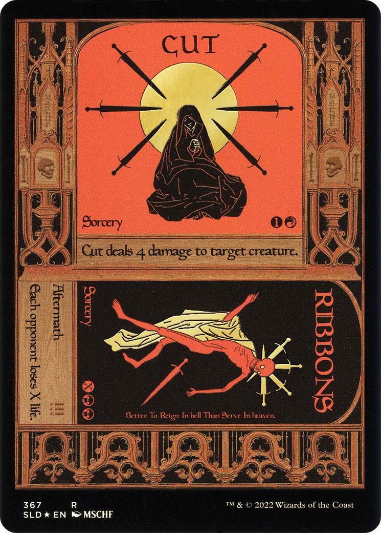 Cut // Ribbons (SLD-367) - Secret Lair Drop Etched Foil