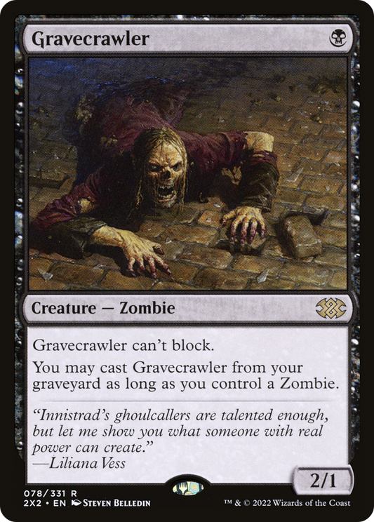 Gravecrawler (2X2-078) - Double Masters 2022 Foil