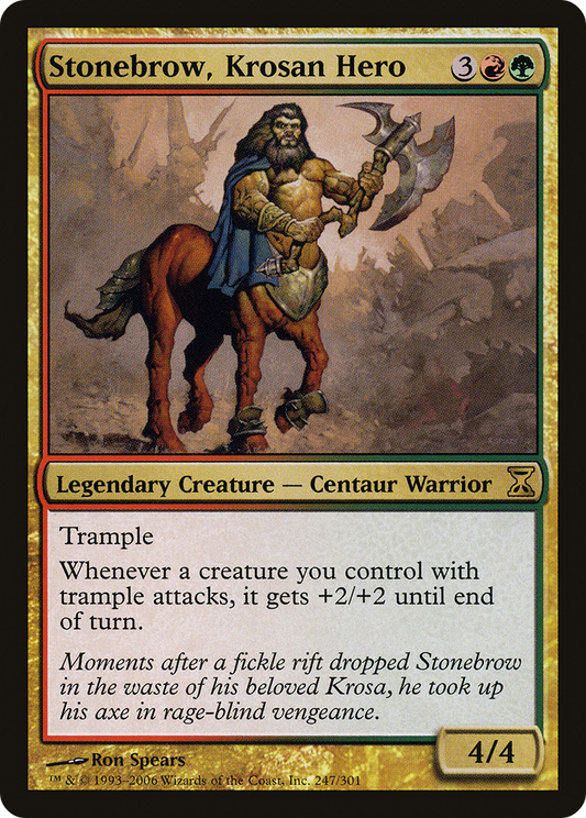 Stonebrow, Krosan Hero (TSP-247) - Time Spiral Foil