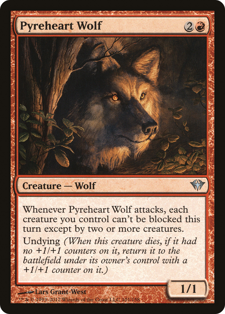 Pyreheart Wolf (DKA-101) - Dark Ascension Foil