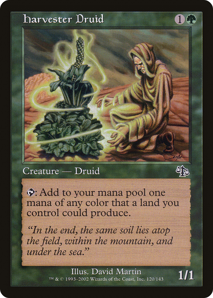 Harvester Druid (JUD-120) - Judgment Foil