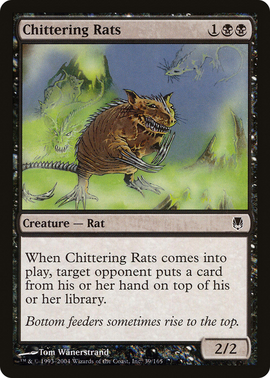 Chittering Rats (DST-039) - Darksteel Foil