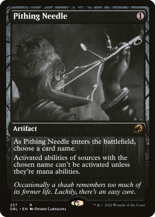 Pithing Needle (DBL-257) - Innistrad: Double Feature Foil