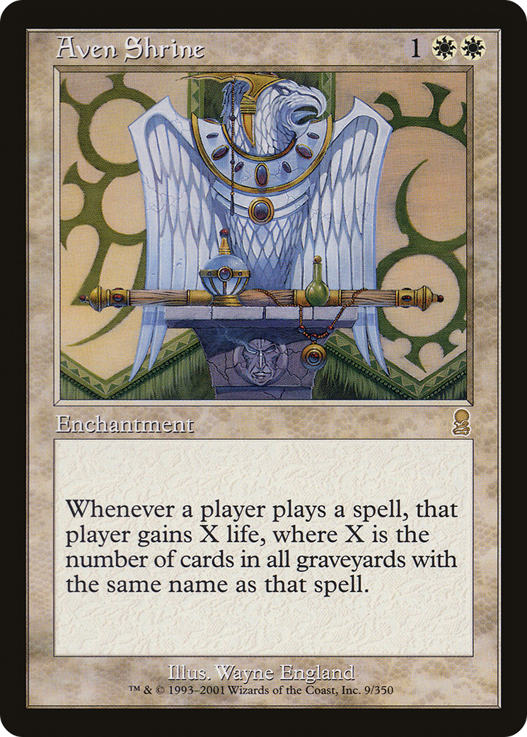 Aven Shrine (ODY-009) - Odyssey Foil