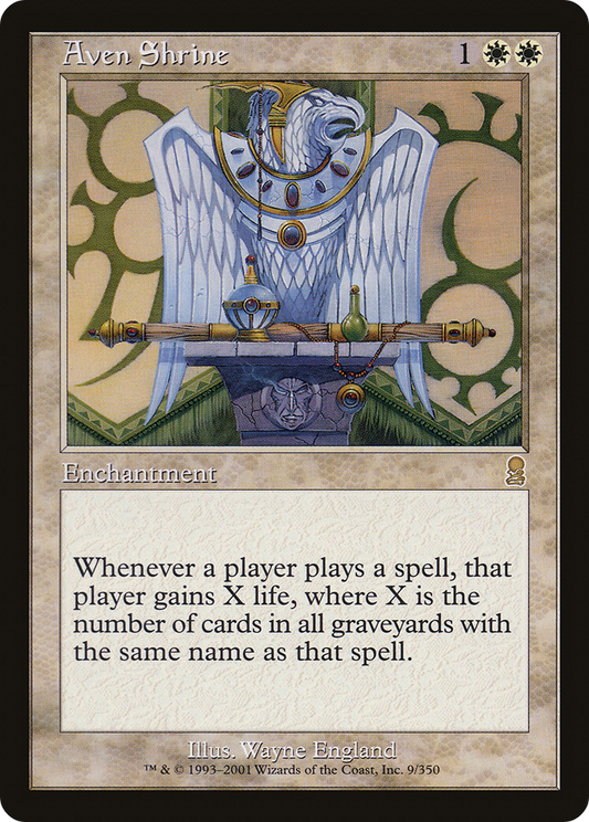 Aven Shrine (ODY-009) - Odyssey Foil