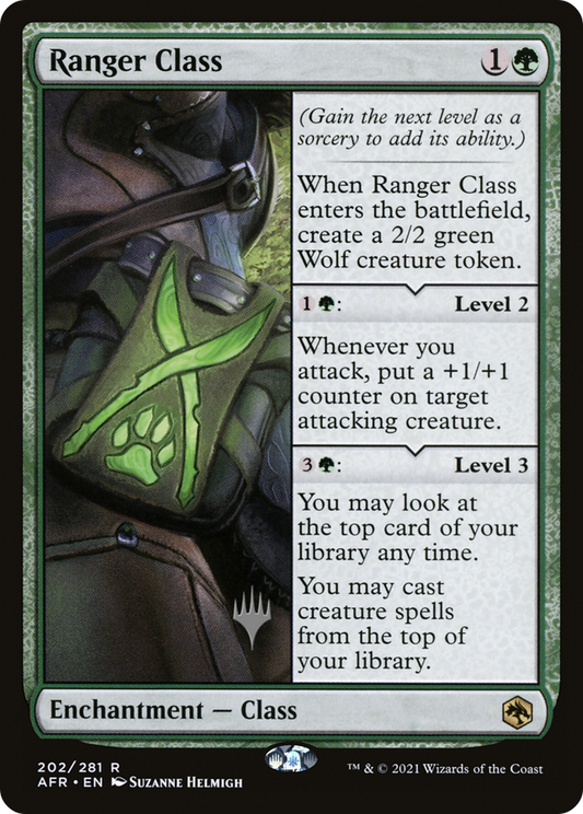 Ranger Class (PPAFR-202P) - Adventures in the Forgotten Realms Promos