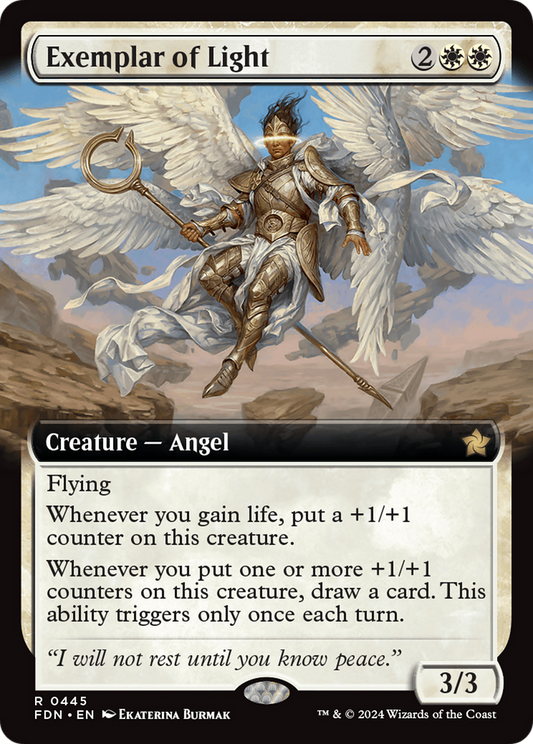 Exemplar of Light (Extended Art) (FDN-445) - Foundations: (Extended Art) Foil