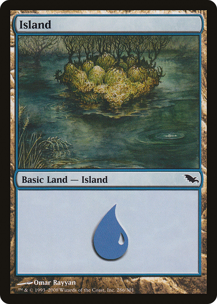 Island (SHM-286) - Shadowmoor Foil
