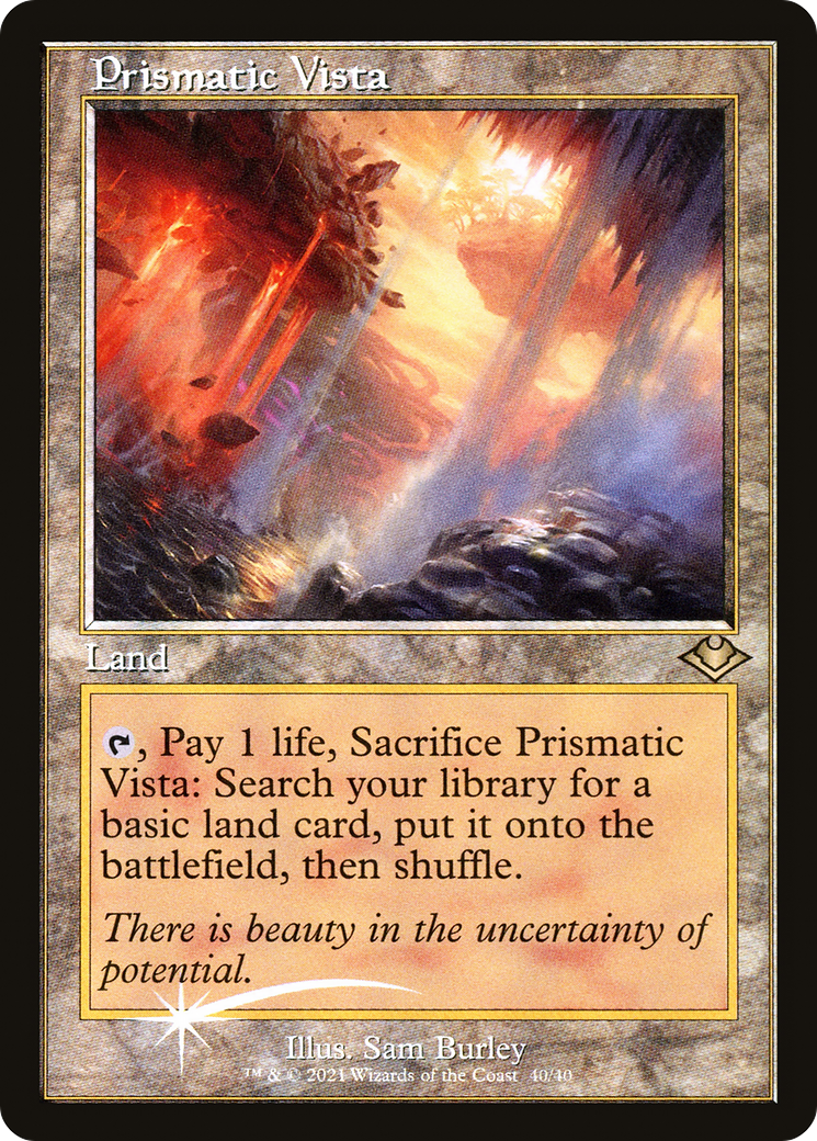 Prismatic Vista (MH1-040) - Modern Horizons 1 Timeshifts Foil