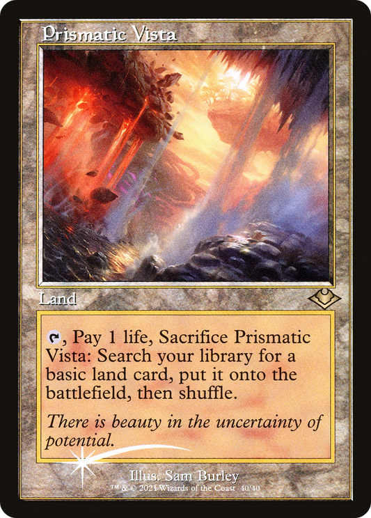 Prismatic Vista (MH1-040) - Modern Horizons 1 Timeshifts Foil