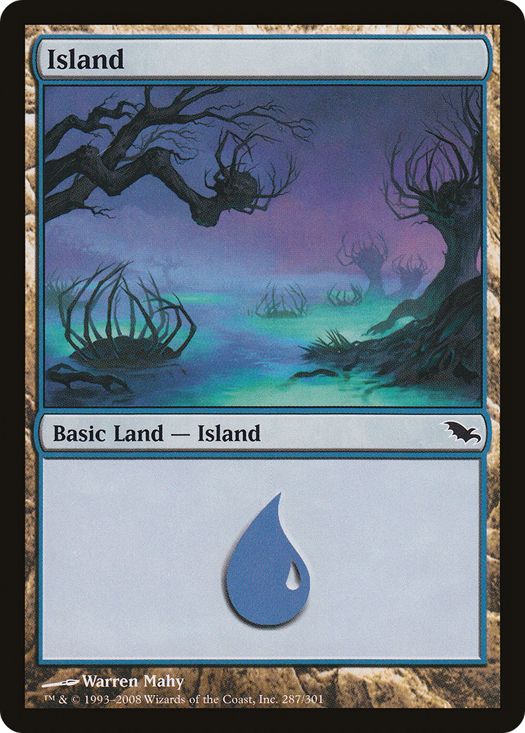 Island (SHM-287) - Shadowmoor Foil