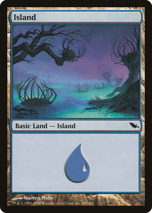 Island (SHM-287) - Shadowmoor Foil